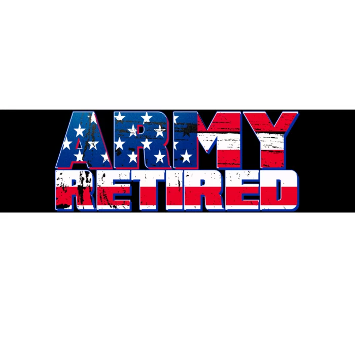 Army Retired Bumper Sticker