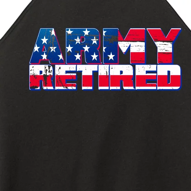 Army Retired Women’s Perfect Tri Rocker Tank