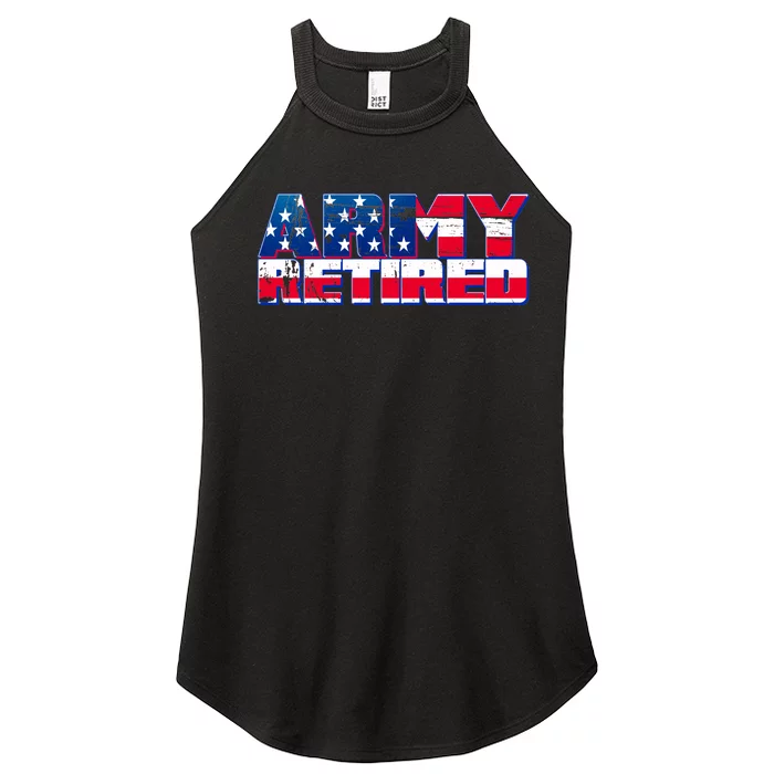 Army Retired Women’s Perfect Tri Rocker Tank