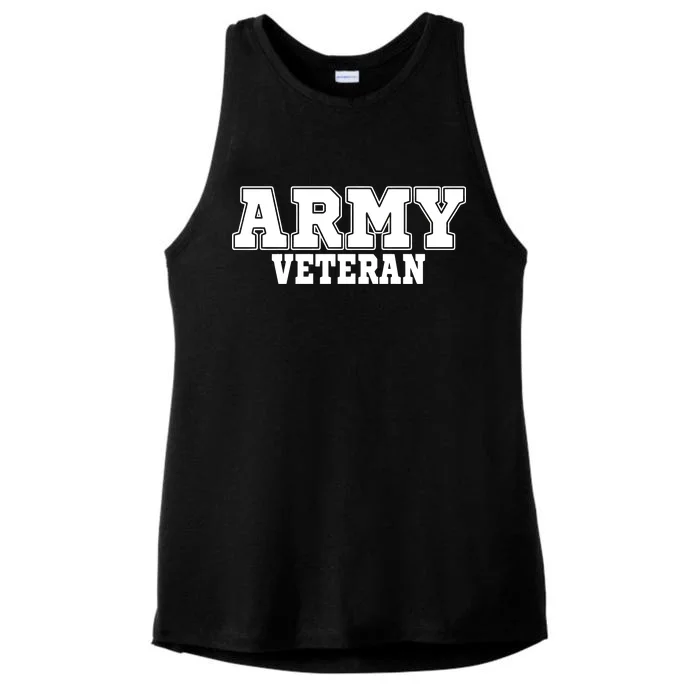 Army Veteran Ladies Tri-Blend Wicking Tank