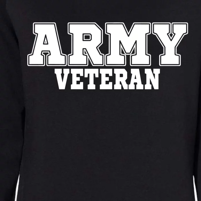 Army Veteran Womens California Wash Sweatshirt