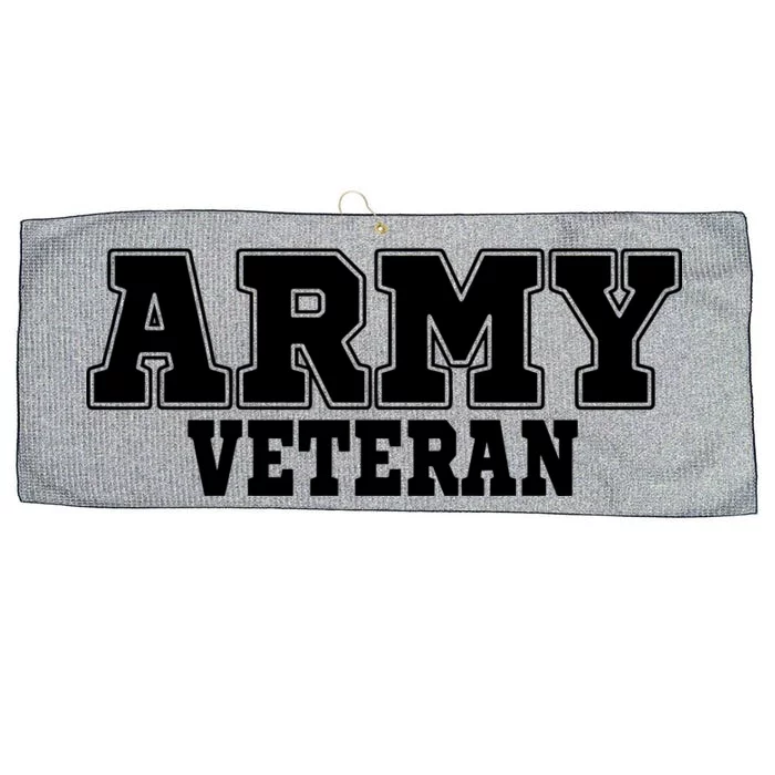 Army Veteran Large Microfiber Waffle Golf Towel