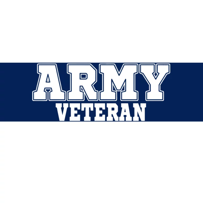 Army Veteran Bumper Sticker