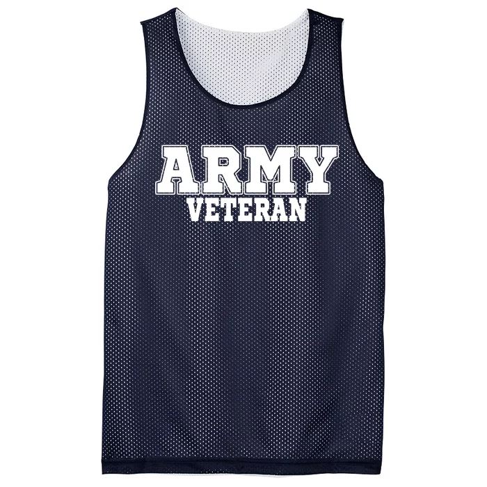 Army Veteran Mesh Reversible Basketball Jersey Tank