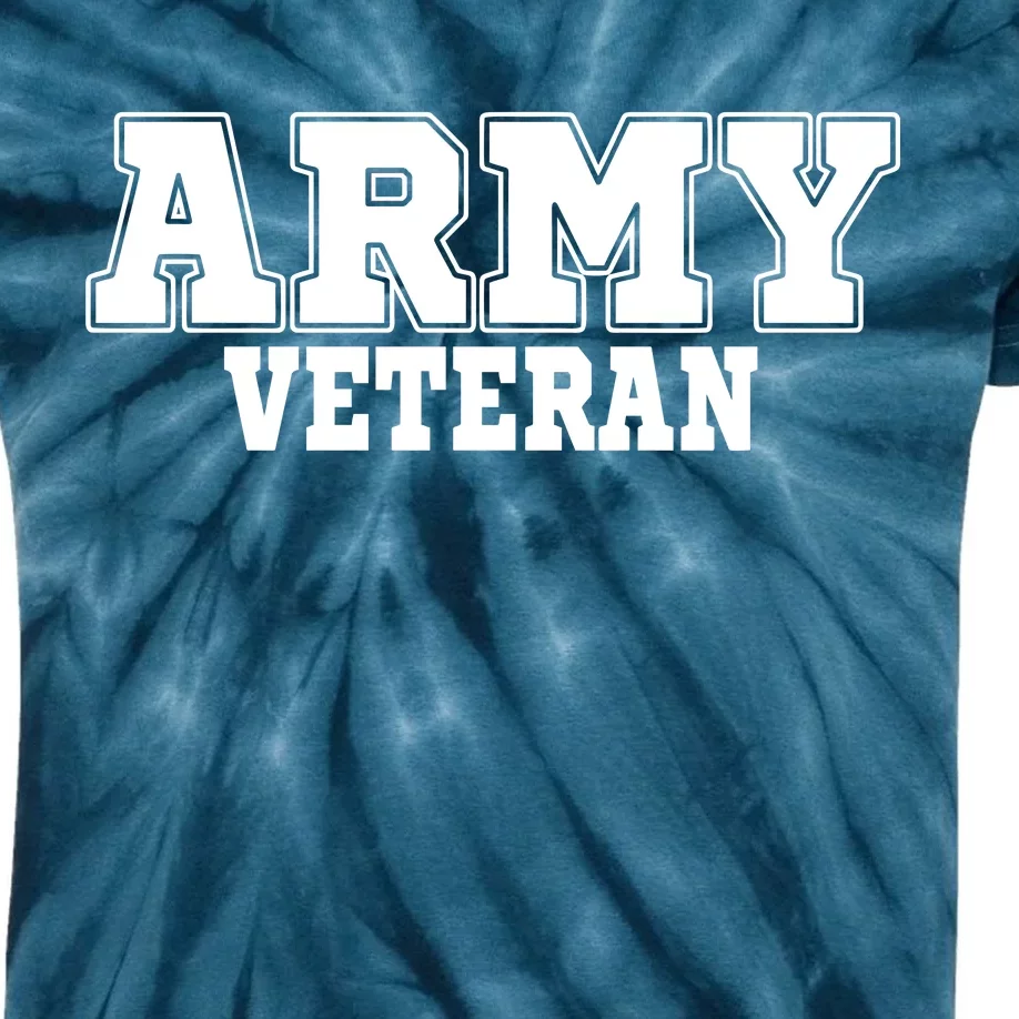 Army Veteran Kids Tie-Dye T-Shirt