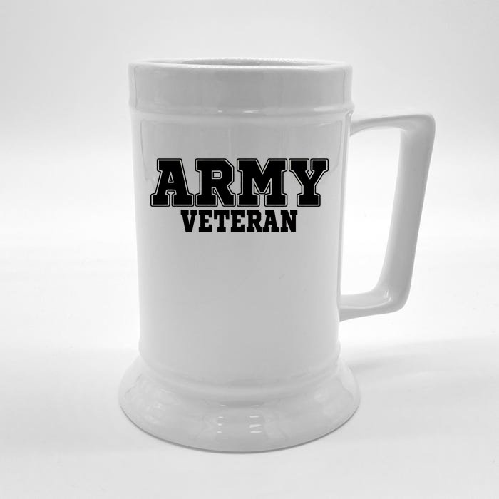 Army Veteran Front & Back Beer Stein