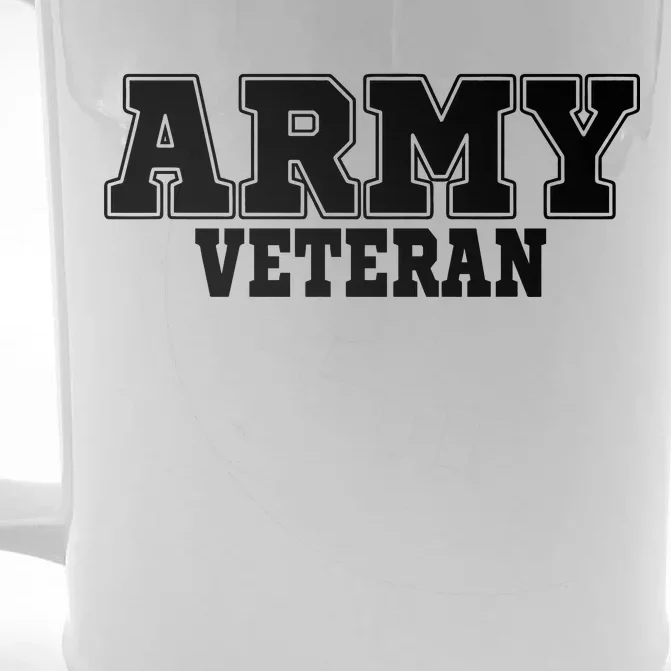 Army Veteran Front & Back Beer Stein