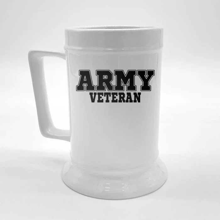 Army Veteran Front & Back Beer Stein