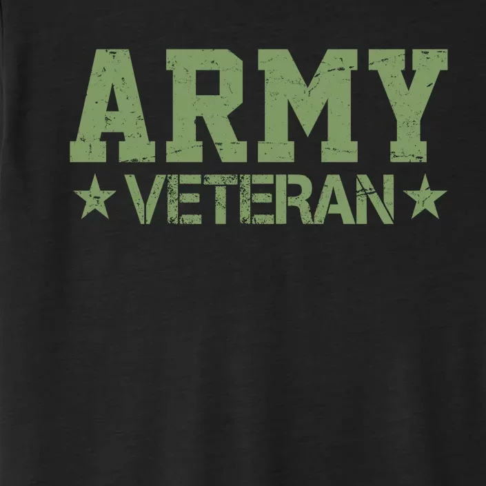 Army Veteran Distress Logo ChromaSoft Performance T-Shirt