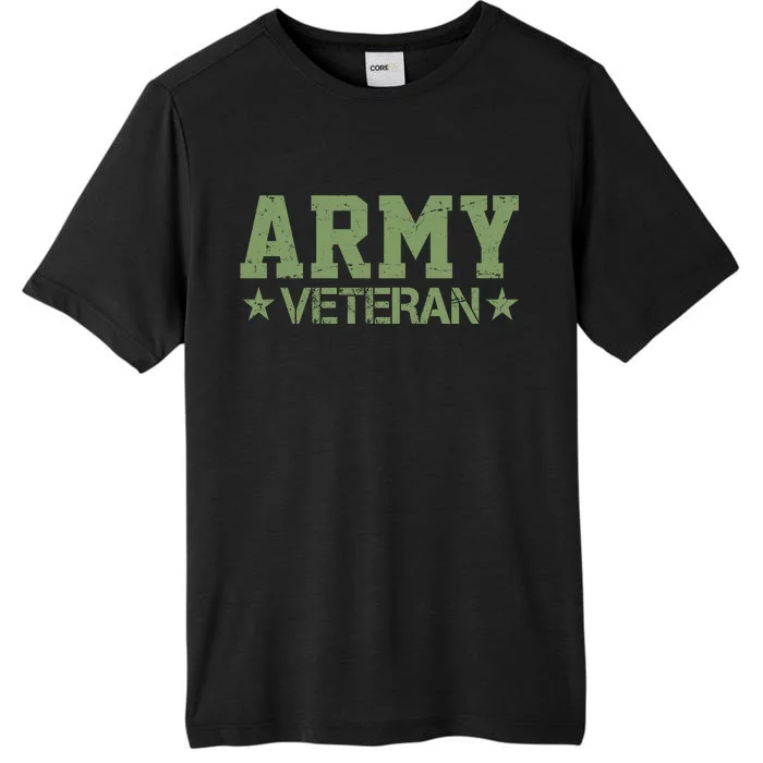 Army Veteran Distress Logo ChromaSoft Performance T-Shirt