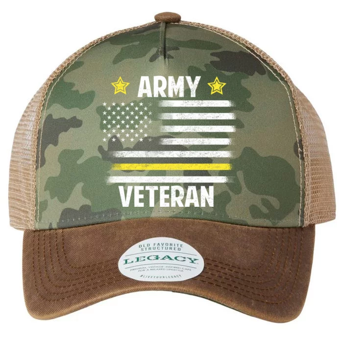 Army Veteran Flag Legacy Tie Dye Trucker Hat