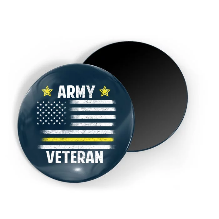 Army Veteran Flag Magnet