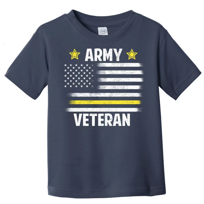 Army Veteran Flag Toddler T-Shirt