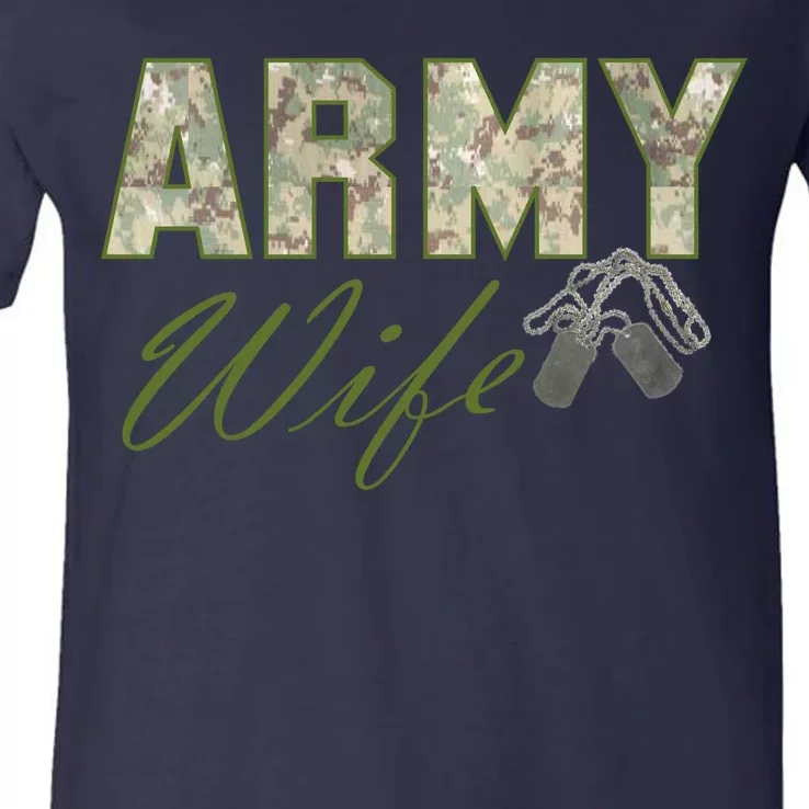 Army Wife V-Neck T-Shirt