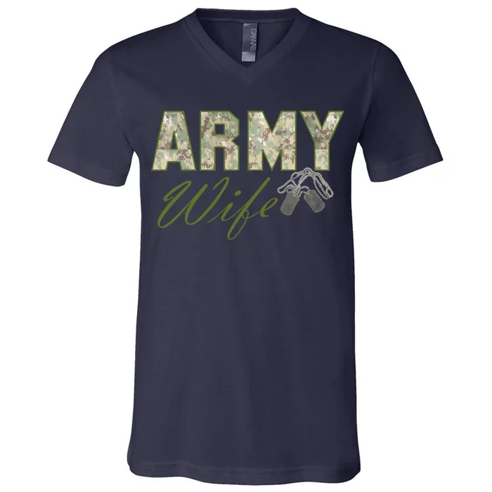 Army Wife V-Neck T-Shirt