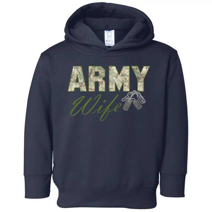 Army Wife Toddler Hoodie