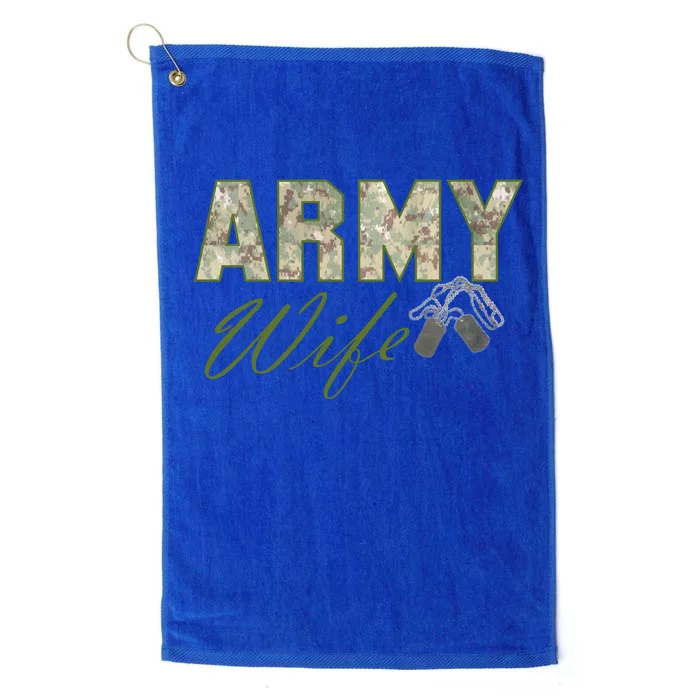 Army Wife Platinum Collection Golf Towel