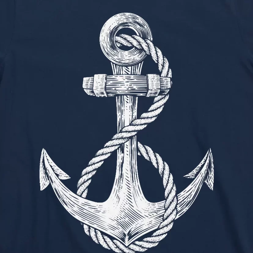 Anchor Rope Nautical Sailing Sail Sea T-Shirt