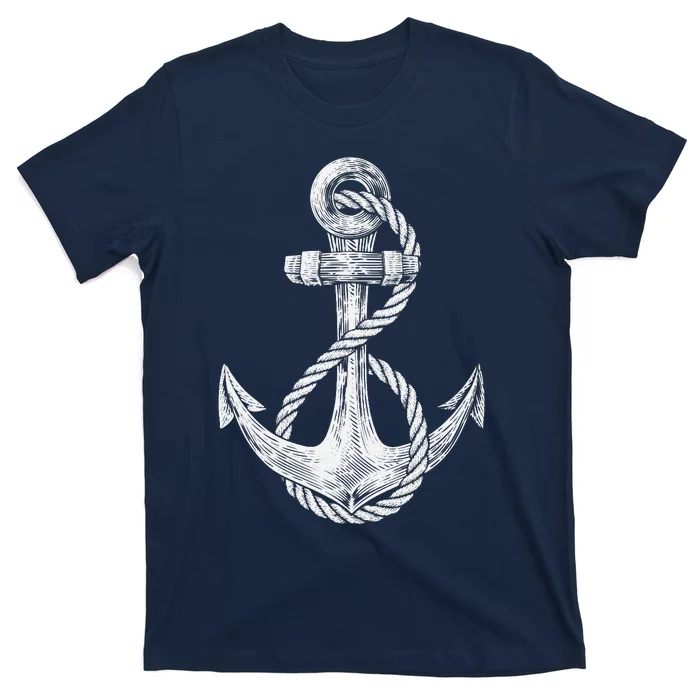 Anchor Rope Nautical Sailing Sail Sea T-Shirt