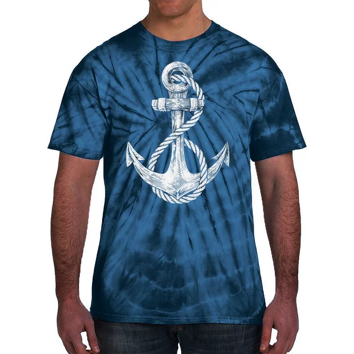 Anchor Rope Nautical Sailing Sail Sea Tie-Dye T-Shirt