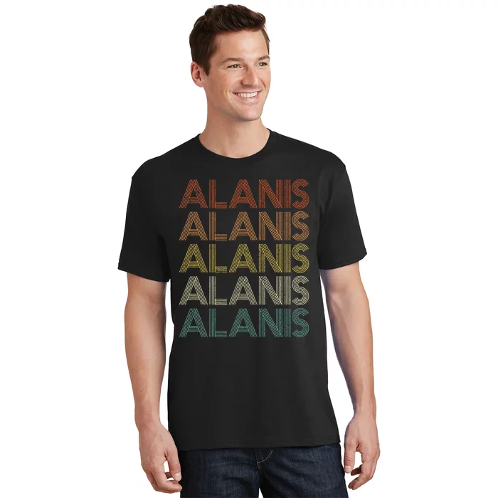 Alanis Retro Names Vintage Style T-Shirt