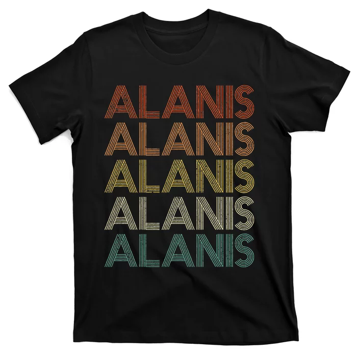 Alanis Retro Names Vintage Style T-Shirt