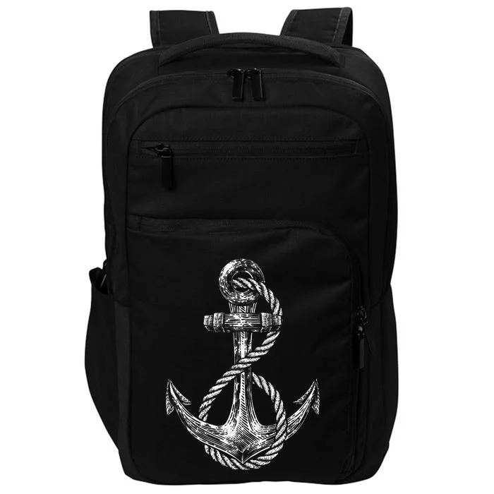 Anchor Rope Nautical Sailing Sail Sea Impact Tech Backpack