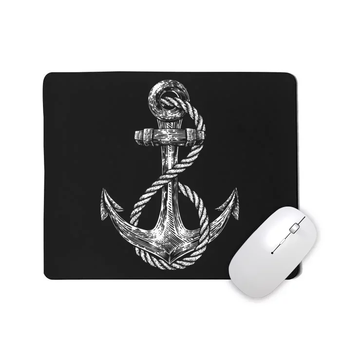 Anchor Rope Nautical Sailing Sail Sea Mousepad