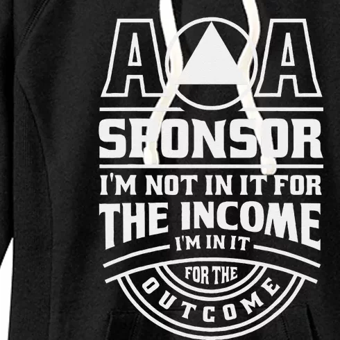 Aa Recovery Na Sponsor Alcoholics Anonymous Aa Sobriety Women's Fleece Hoodie