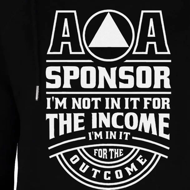 Aa Recovery Na Sponsor Alcoholics Anonymous Aa Sobriety Womens Funnel Neck Pullover Hood