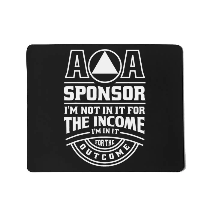 Aa Recovery Na Sponsor Alcoholics Anonymous Aa Sobriety Mousepad