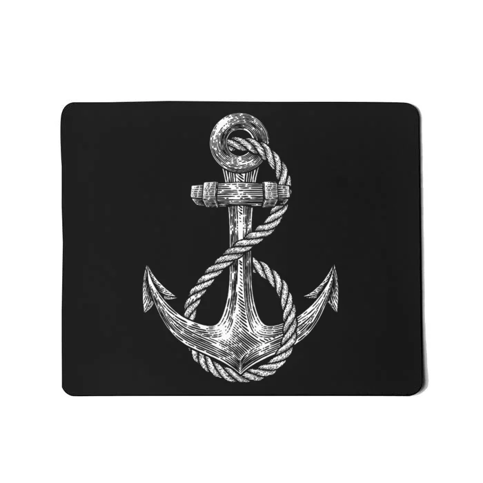 Anchor Rope Nautical Sailing Sail Sea Mousepad