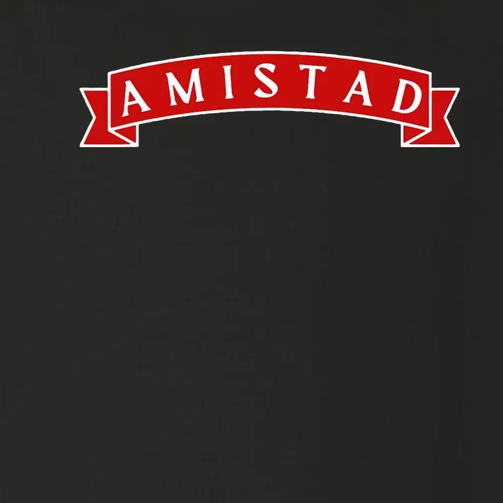 Amistad Red On White House Of Friendship Teachers Students Toddler Long Sleeve Shirt