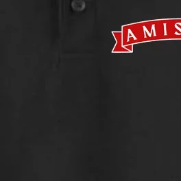 Amistad Red On White House Of Friendship Teachers Students Dry Zone Grid Performance Polo