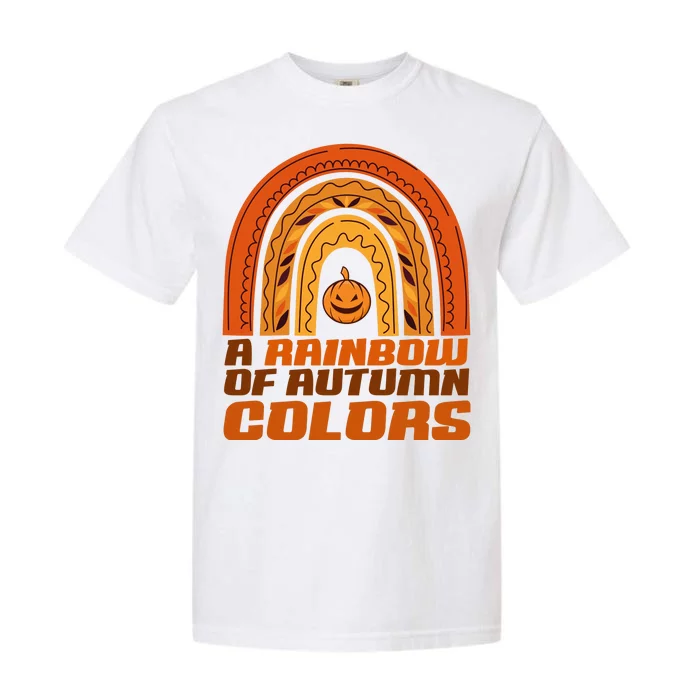 A Rainbow Of Autumn Colors Halloween Pumpkin Garment-Dyed Heavyweight T-Shirt