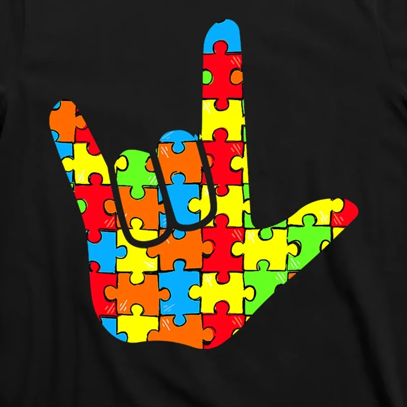 Autism Rock On Hand T-Shirt