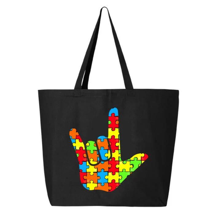 Autism Rock On Hand 25L Jumbo Tote