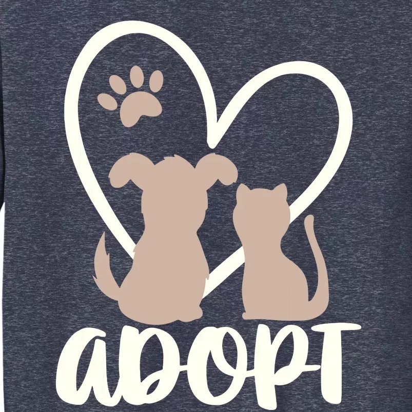 Adopt Rescue Pet Owner Rescue Mom Or Dad Dog And Cat Sweatshirt