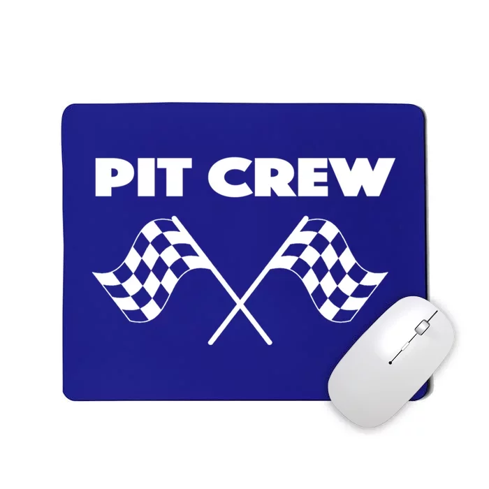 Auto Racing Pit Crew Funny Gift Mousepad