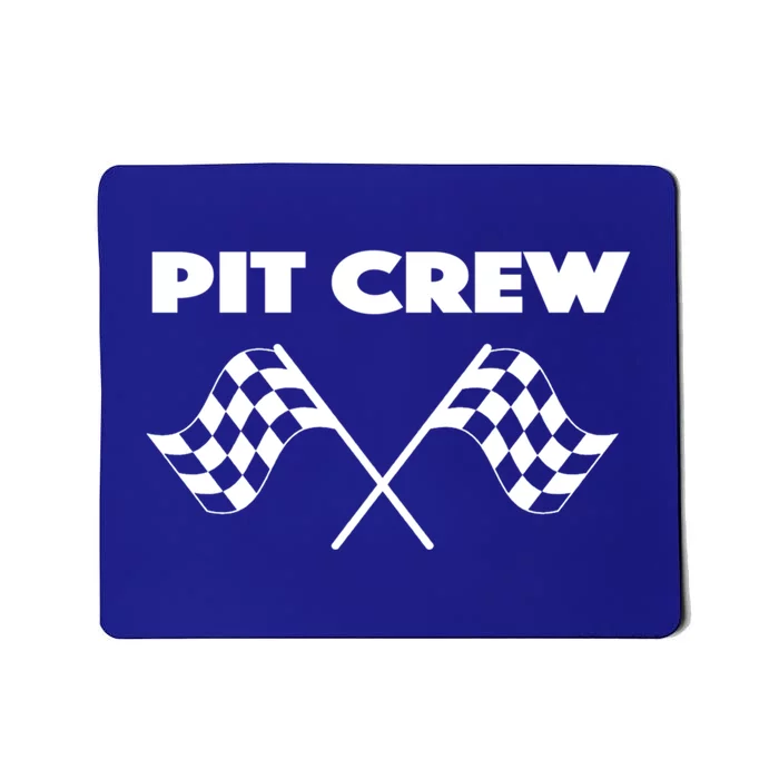 Auto Racing Pit Crew Funny Gift Mousepad