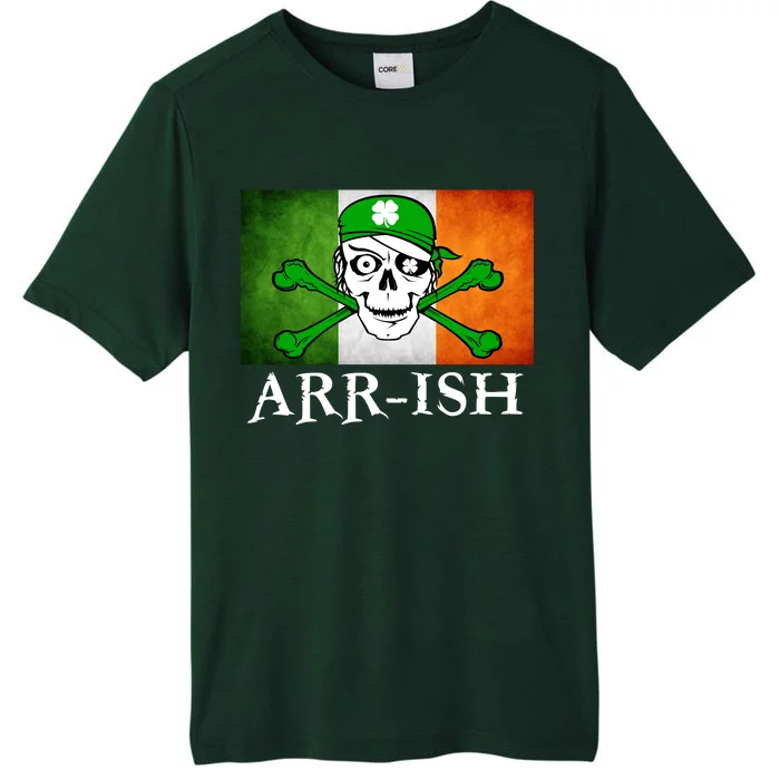 Arr-ish Irish Pirate St. Patrick's Day Flag ChromaSoft Performance T-Shirt