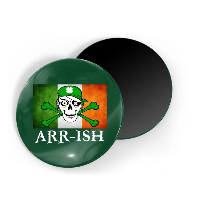 Arr-ish Irish Pirate St. Patrick's Day Flag Magnet