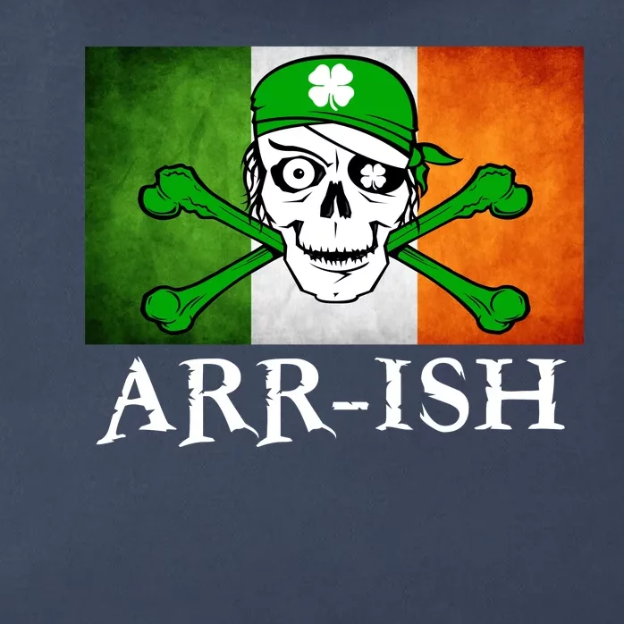 Arr-ish Irish Pirate St. Patrick's Day Flag Zip Tote Bag