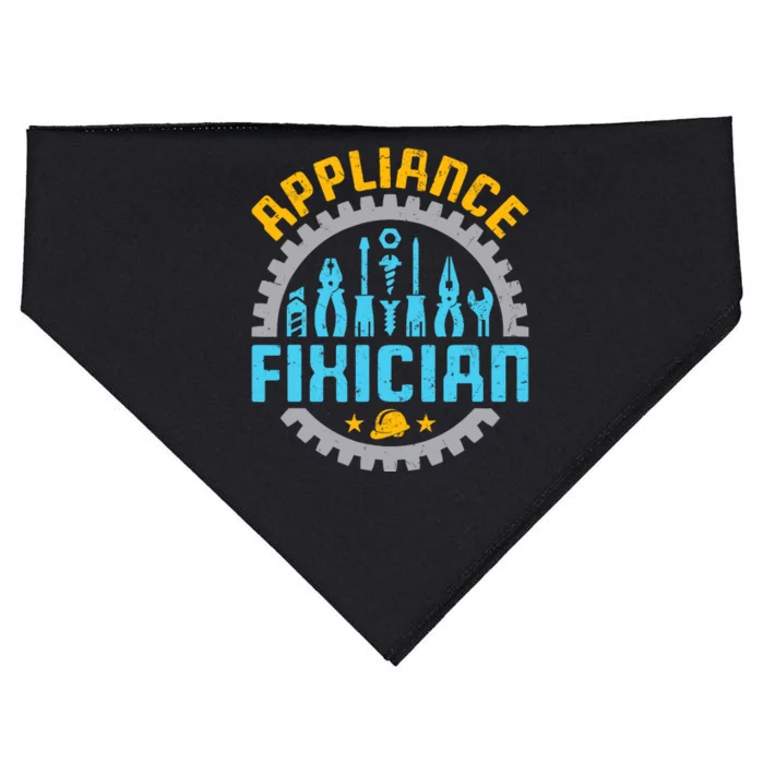 Appliance Repair Repairman Fixer Funny Technician USA-Made Doggie Bandana