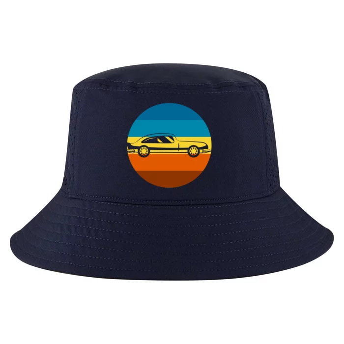 Auto Racing Retro Sunset For Car Racer Gift Cool Comfort Performance Bucket Hat