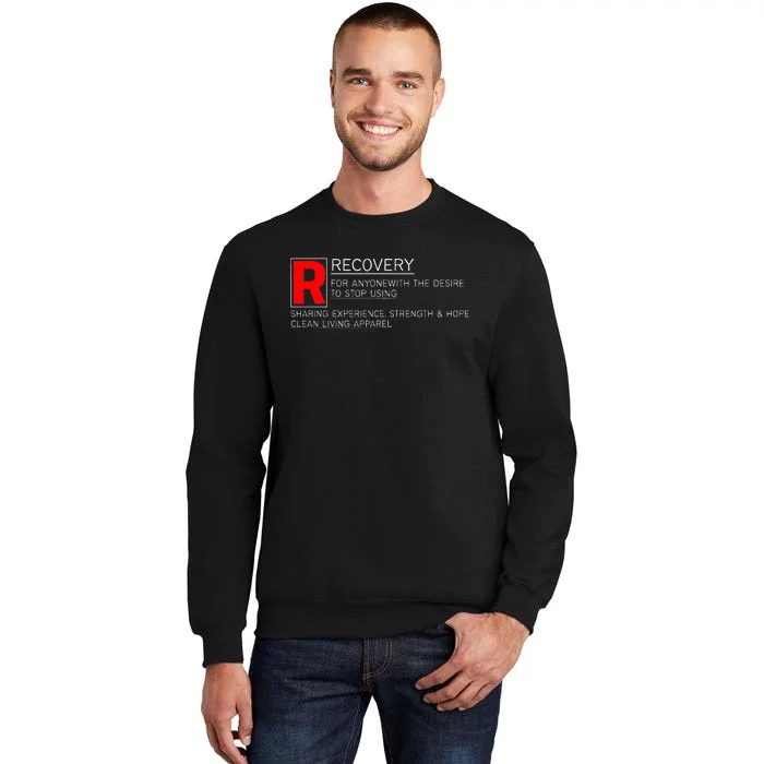 Addiction Recovery Rated Sweatshirt