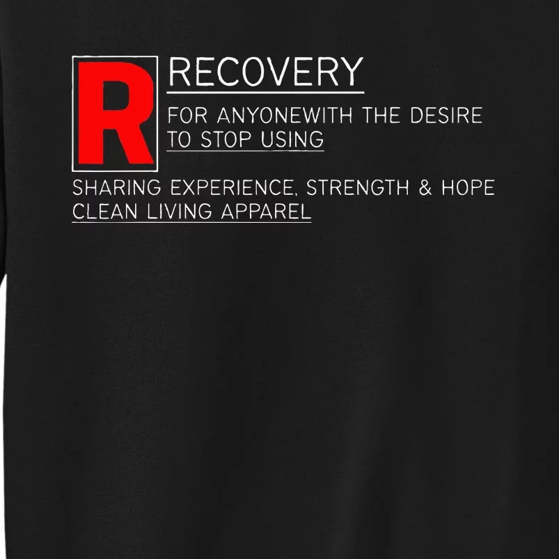 Addiction Recovery Rated Sweatshirt