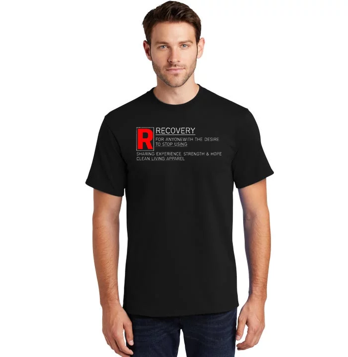 Addiction Recovery Rated Tall T-Shirt