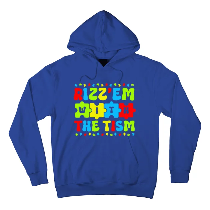 Autistic Rizz Rizz'em with The Tism Meme Autism Awareness Hoodie