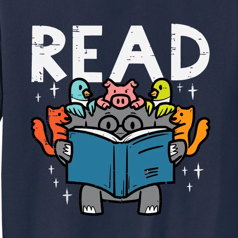 Animals Read Reading Book Librarian Across America Sweatshirt